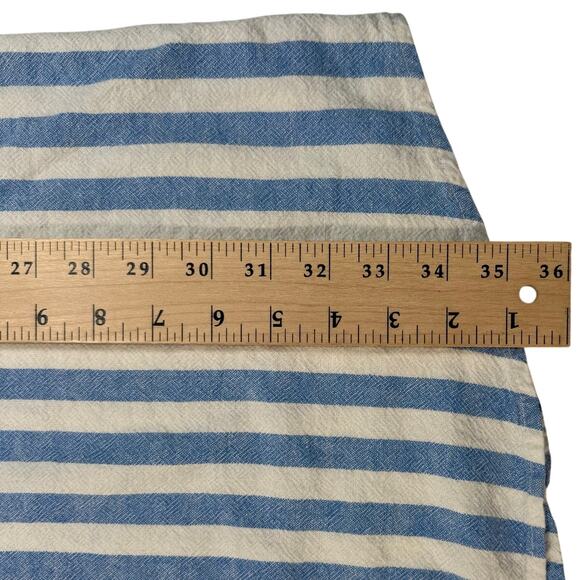 Old Navy XL Tall Button Down Dress Blue White Striped Sleeveless Casual - Picture 5 of 5